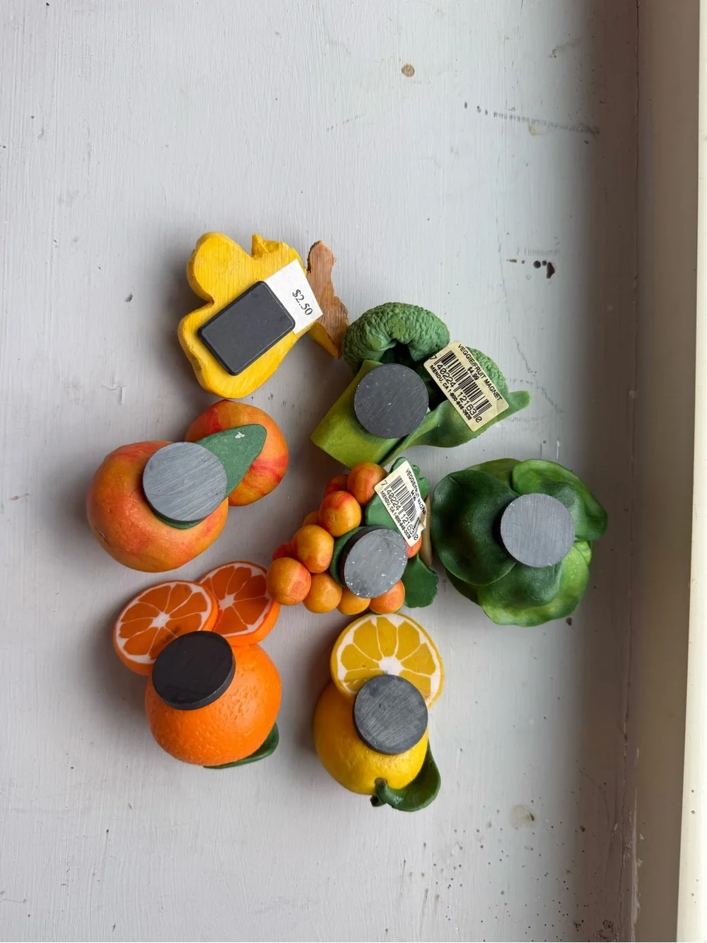 Clay Magnetic Fruit and Vegetable - Assorted Colors